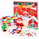 Christmas 5mm fuse beads kit with finished festive designs