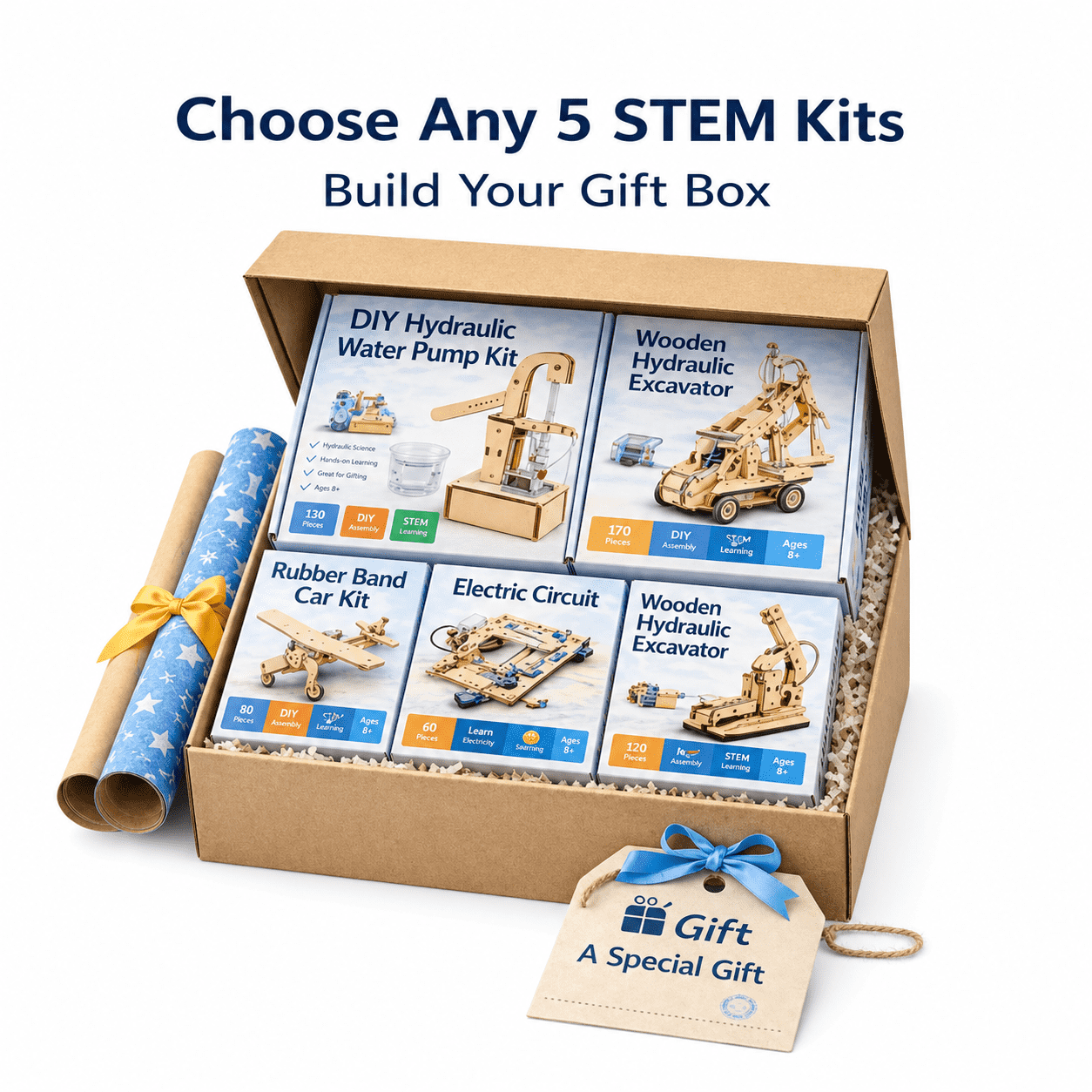 Pick Any 5 STEM Kits Gift Box