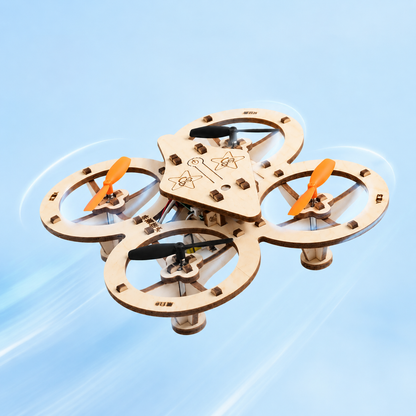 Wooden DIY Flying Drone Kit