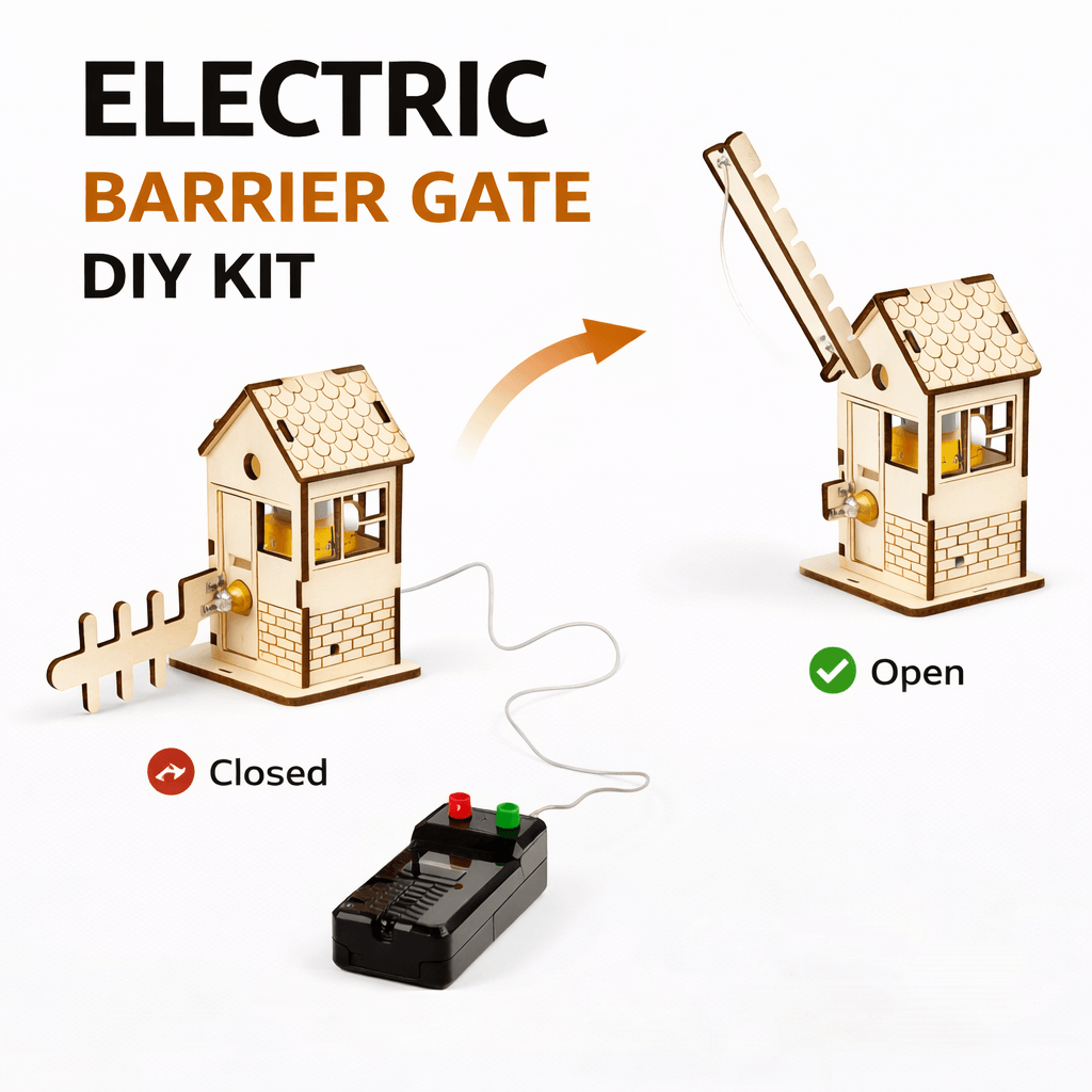 Electric Barrier Gate DIY STEM Kit for Kids