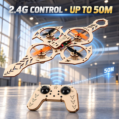 2.4G remote control with up to 50 meter range