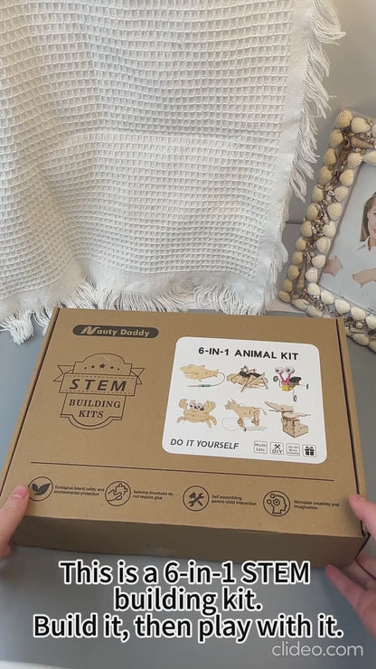 6-in-1 Moving Animal STEM Kit