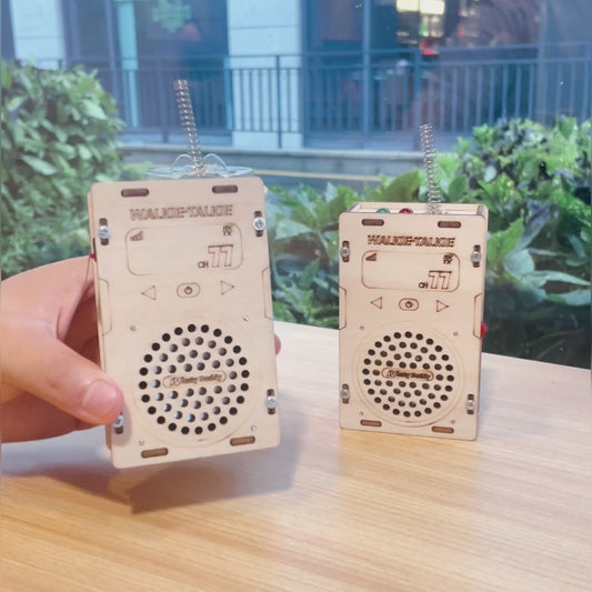 Build Your Own Wooden Walkie Talkie Set image 2