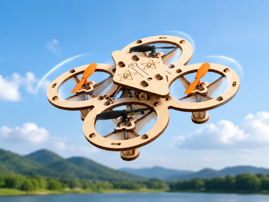 Wooden DIY Flying Drone Kit image 3