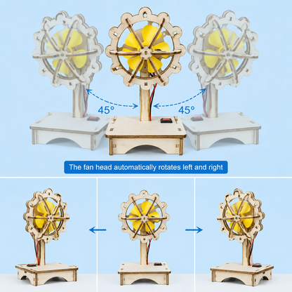 DIY Wooden Fan STEM Kit