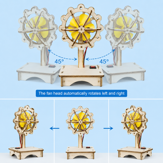 DIY Wooden Fan STEM Kit image 2